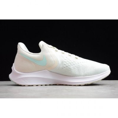 Nike Bayan Zoom Winflo 6 Pale Beyaz / Turkuaz Koşu Ayakkabısı Türkiye - Y21NWFEW